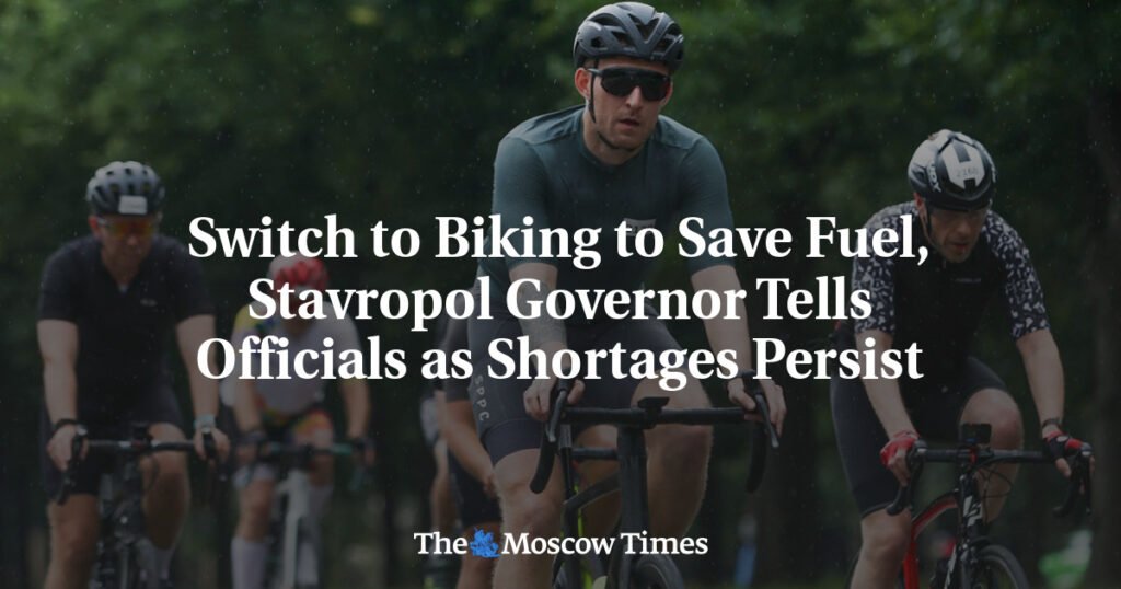 Switch to Biking to Save Fuel, Stavropol Governor Tells Officials as Shortages Persist