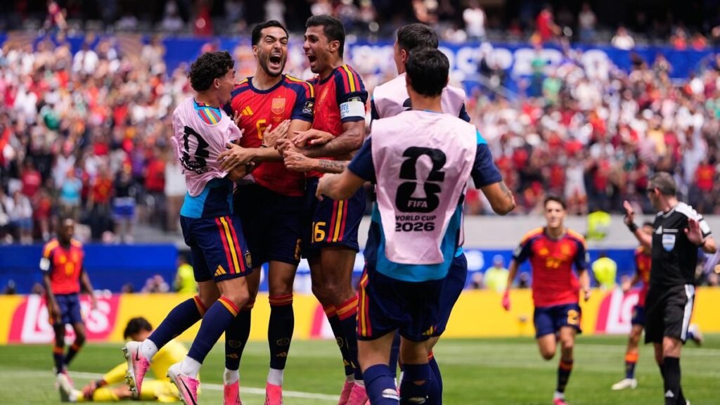 Spain vs Belgium, FIFA World Cup 2026: Super-sub Merino strikes again to send La Roja into semis