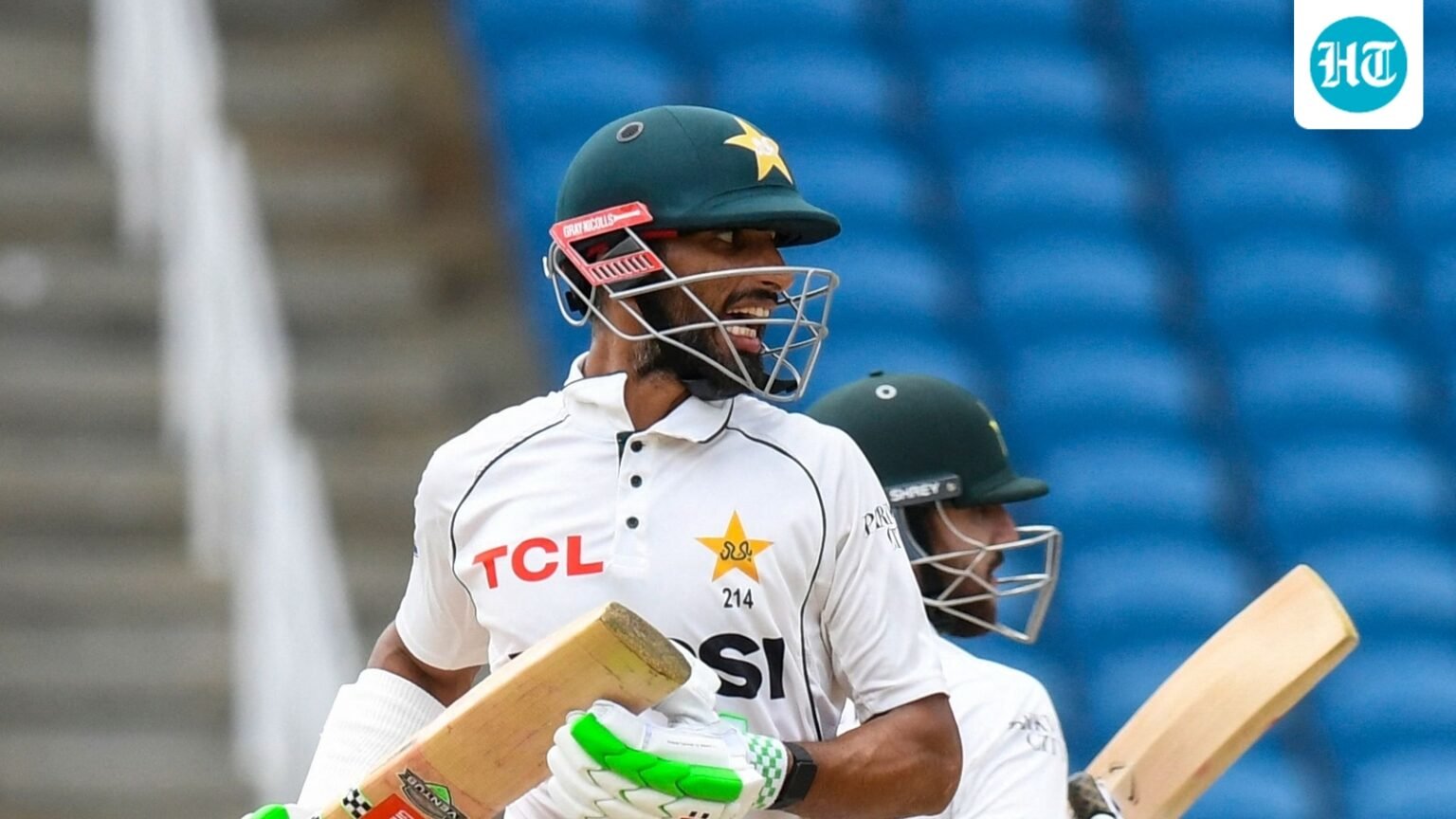 No Shan Masood for Pakistan in the second Test against West Indies after broken finger rules him out