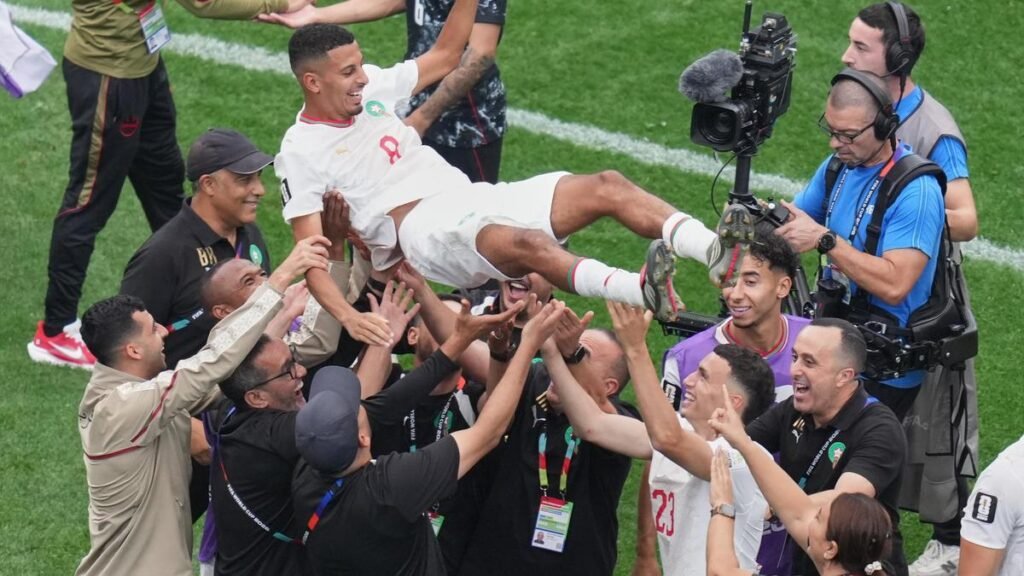 Morocco beat World Cup co-host Canada 3-0 and advances to the quarterfinals