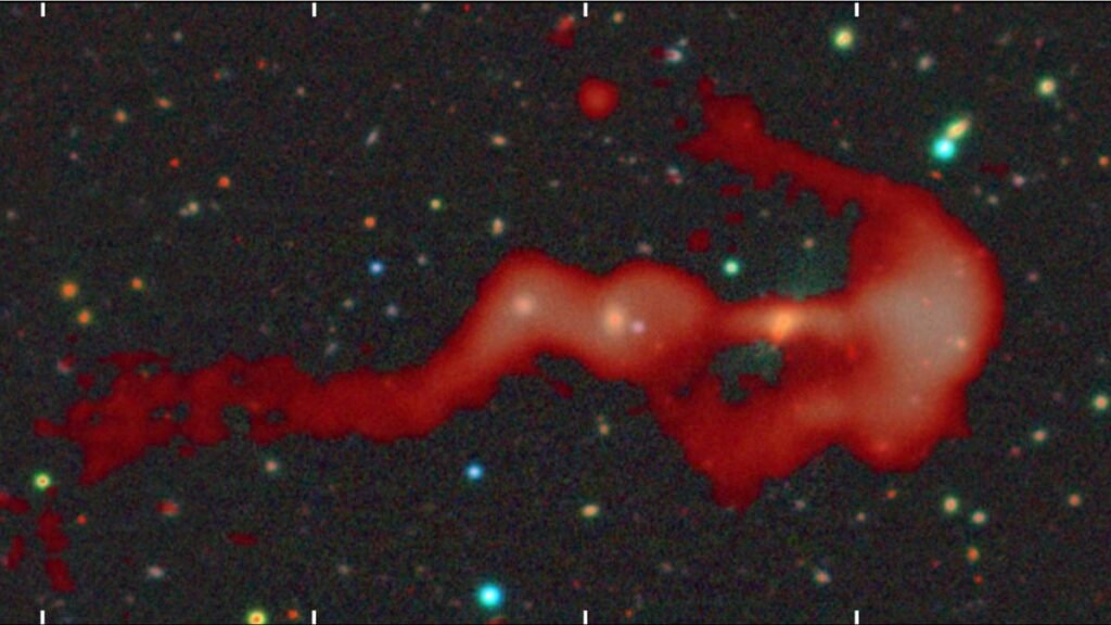 Indian team discovers rare ‘bow and arrow’ radio galaxy two billion light years from Earth