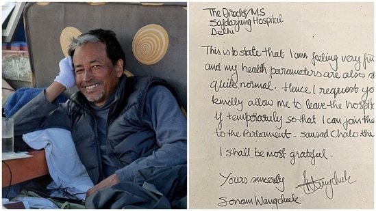 ‘Allow me to leave hospital’: Wangchuk issues appeal, seeks to join Parliament march