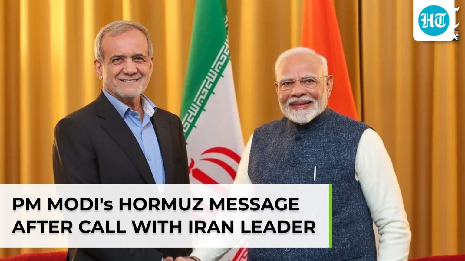 PM Modi’s Hormuz Strait message after call with Iran President amid US-Tehran tensions