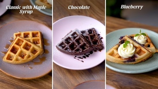 Love waffles? Try chef Sanjeev Kapoor’s delicious three-flavour waffle recipes