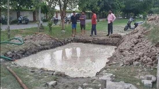 Contractor held after 6-year-old drowns in pit in Greater Noida; 2 officials removed