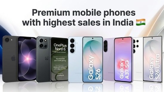 Which premium smartphone are Indians buying the most? Top-selling phones ranked for 2026
(HT Tech)