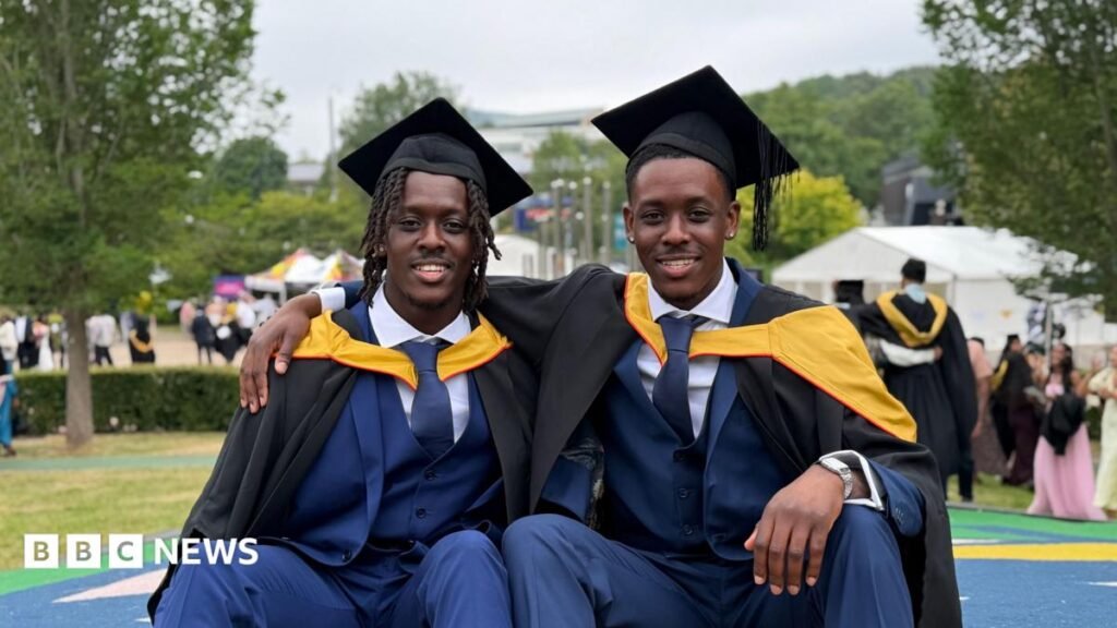 Bradford twins graduate from Keele University on same day