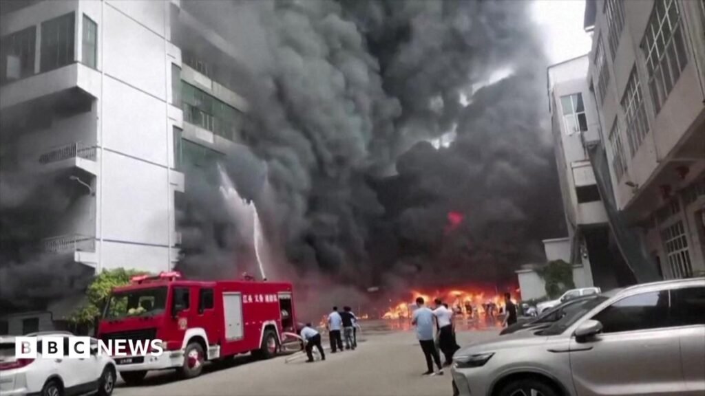 Factory fire kills at least 28 in China’s ‘shoe capital’