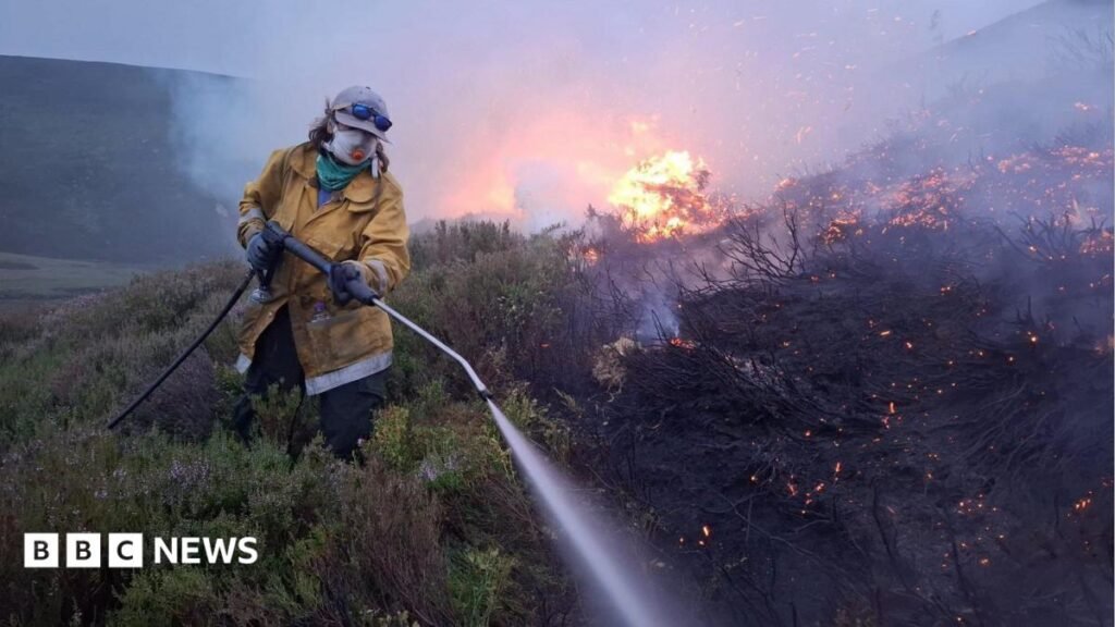 Fire crews ‘surround’ large-scale Cairngorms wildfire