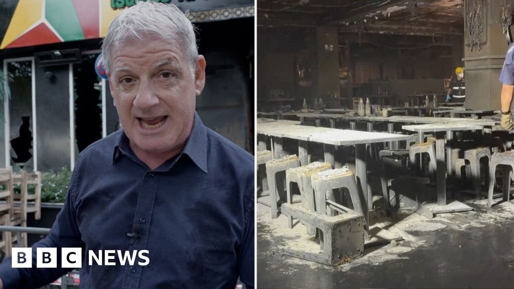 Watch: At the scene where Bangkok’s deadly bar fire unfolded