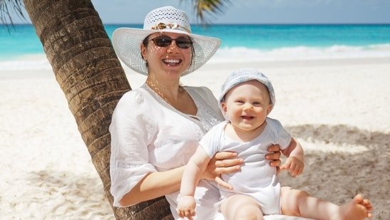 Dermatologist Dr Hysem Eldik shares when it is okay to apply sunscreen to your baby and specifications to keep in mind