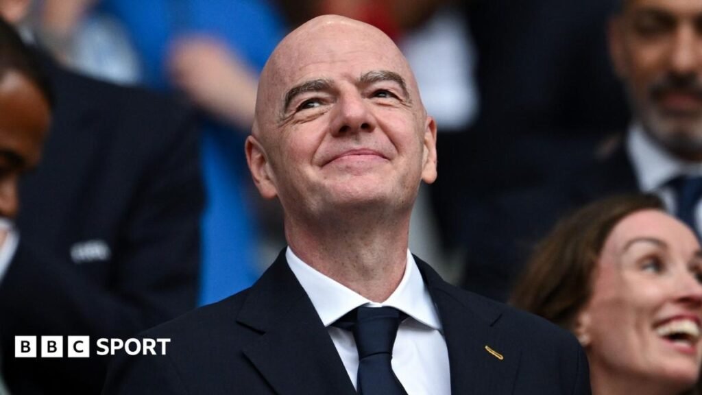 Gianni Infantino: Fifa executive joins PM Andy Burnham in questioning Infantino