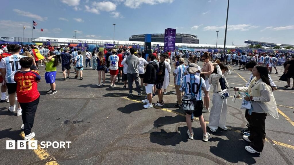World Cup 2026: Donald Trump attendance means hours of queues for final in New Jersey