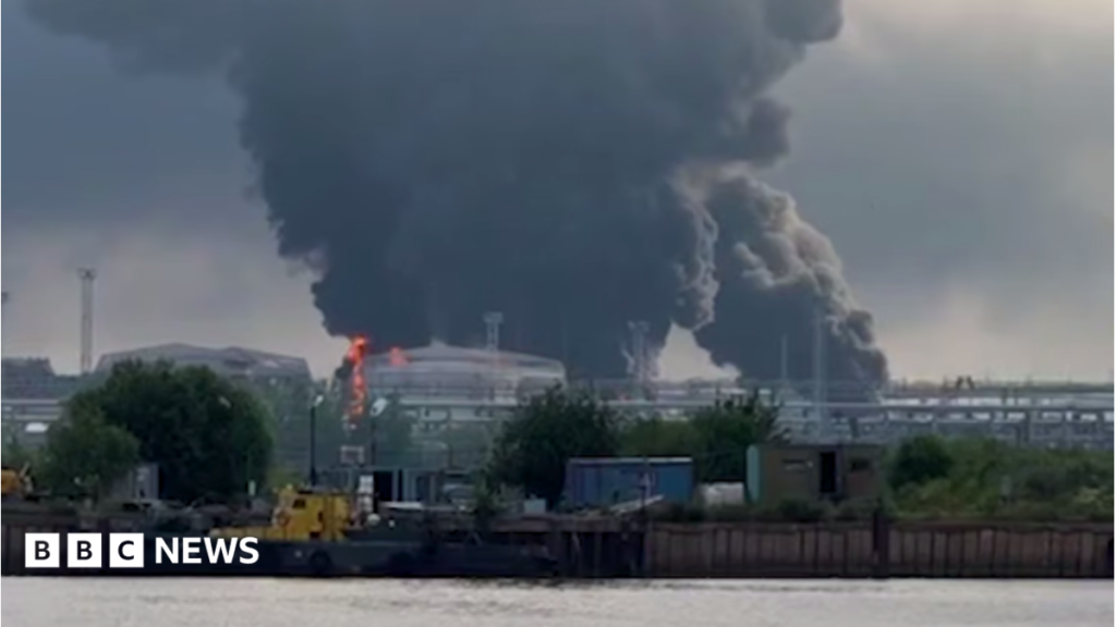 Ukraine hits major oil terminal in Russia’s St Petersburg