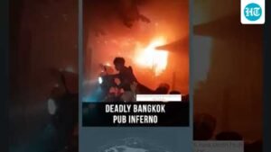 Horror In Bangkok Caught On Cam: Massive Fire Traps Dozens In Thailand As Patrons Flee