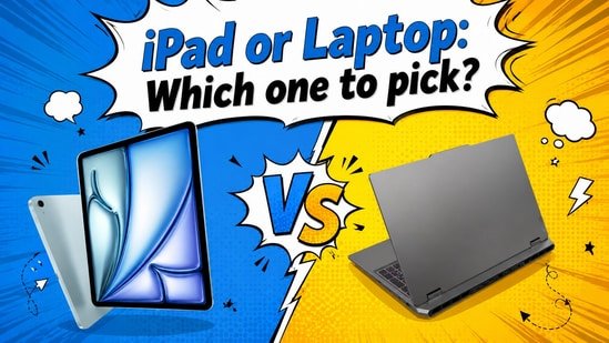 iPad vs laptop: We compared performance, battery, portability and price to find the better buy in 2026
(HT Tech)