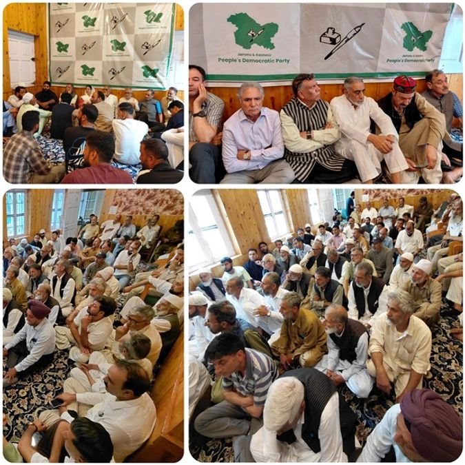 PDP reviews Baramulla, Bandipora organisational setup