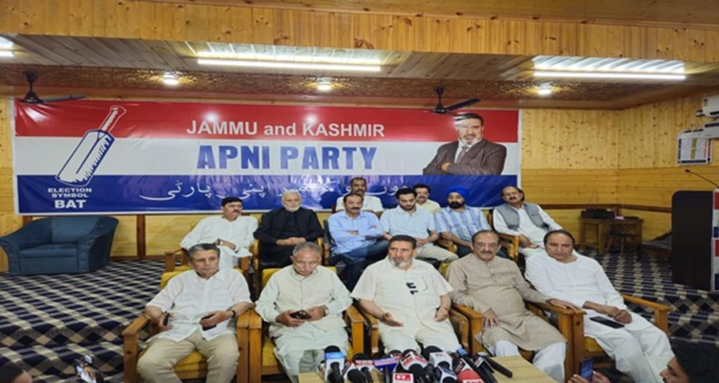 Apni Party backs statehood demand but to skips NC’s Jantar Mantar protest