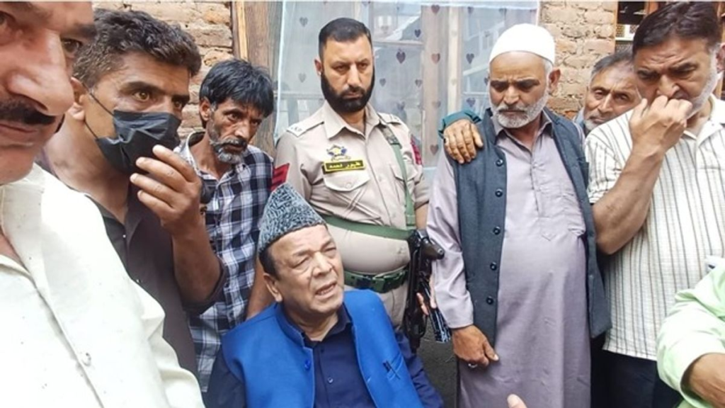Speaker visits fire affected families at Pakherpora