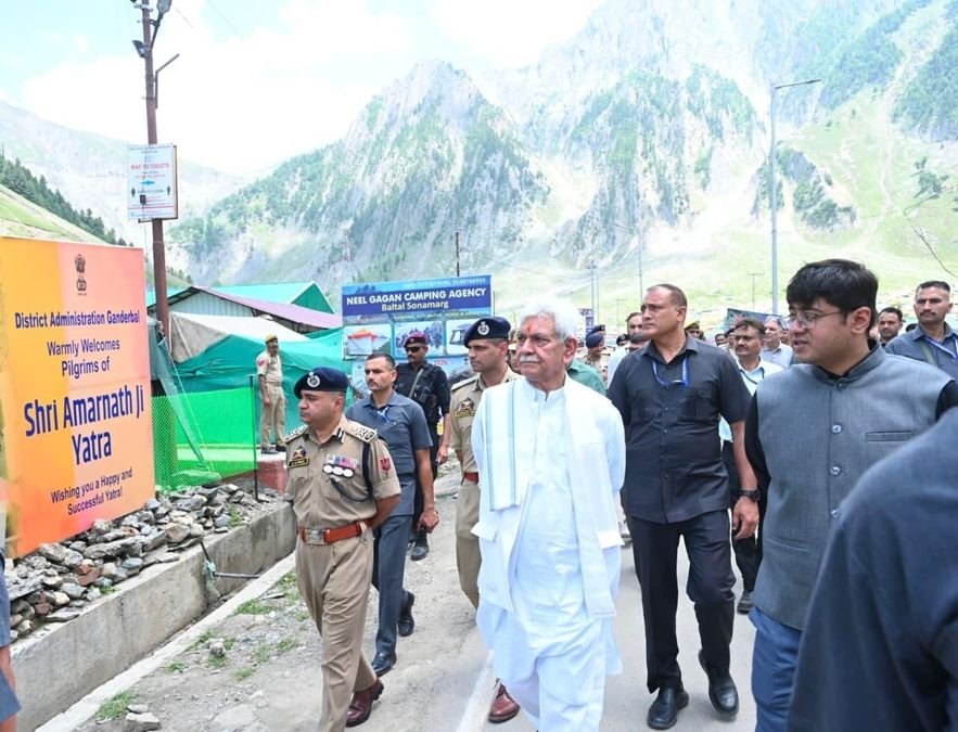 Shri Amarnath Ji Yatra – 2026 : Yatra safe, comfortable, well-organised: LG Sinha