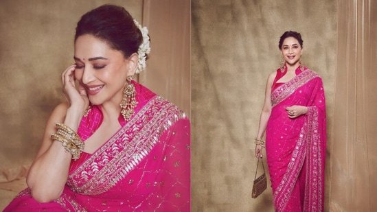 Madhuri Dixit’s mirrorwork saree proves this timeless craft is the biggest festive trend of 2026