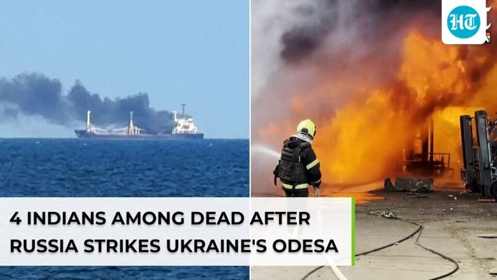 India’s first reaction after 4 Indians killed in Russian strikes on Ukraine’s Odesa port | War