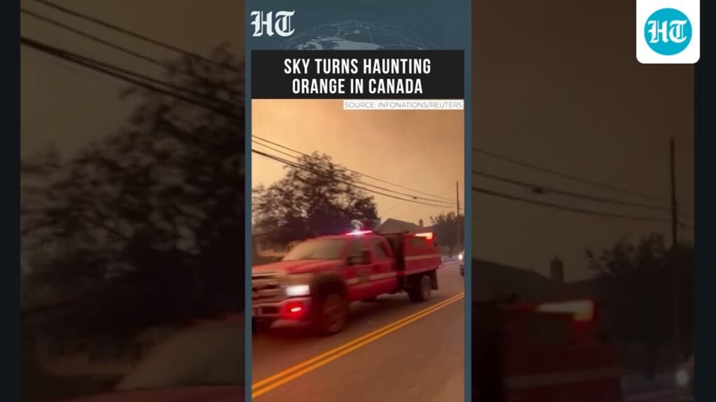 Orange Apocalypse In Canada: Wildfires Turn British Columbia Skies Eerie And Unnatural