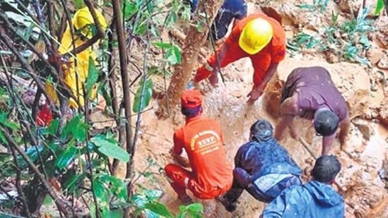 Nine feared dead as torrential rains trigger landslides in Nagaland town