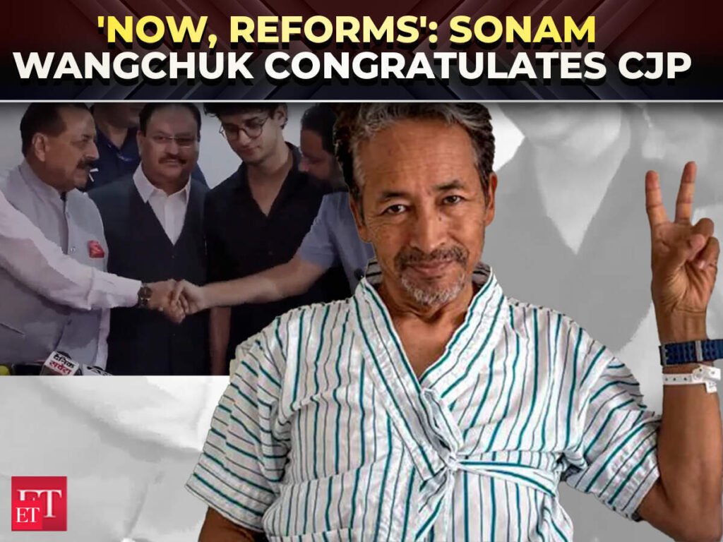 ‘Now, Reforms’: Sonam Wangchuk congratulates CJP, Gen Z after Dharmendra Pradhan’s resignation – The Economic Times Video