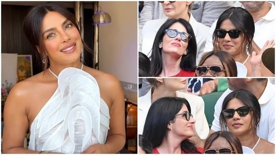 Priyanka Chopra at Wimbledon shows how to do courtside fashion right in chic linen look; takes parents-in-law on a date