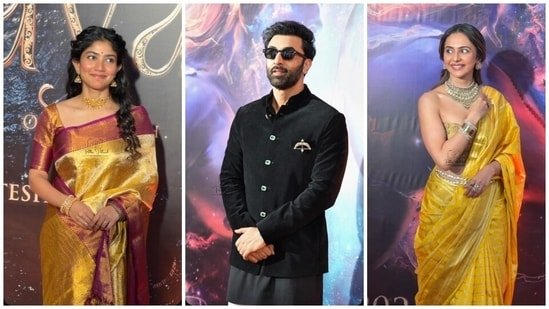 Sai Pallavi, Ranbir Kapoor to Rakul Preet Singh: Stars wow in opulent traditional looks at Ramayana trailer launch
