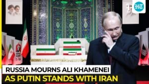 Russia pays tribute to Ali Khamenei: Medvedev attends state funeral in Iran, shares Putin’s message