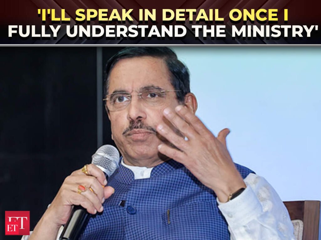 ‘This is a new subject for me…’: Joshi’s first reaction after getting education ministry charge – The Economic Times Video