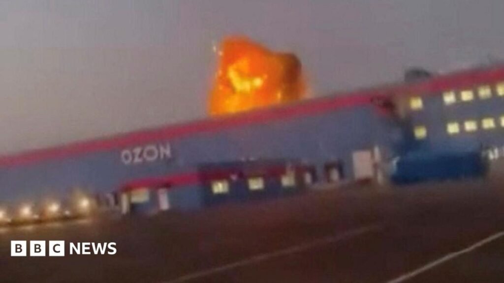 Russia’s second-biggest online retailer Ozon targeted in Ukrainian strikes