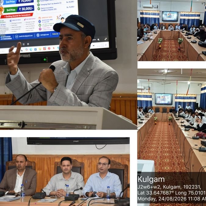 GDC Kulgam Holds Startup Idea Challenge Bootcamp in Collaboration with JKEDI Kulgam