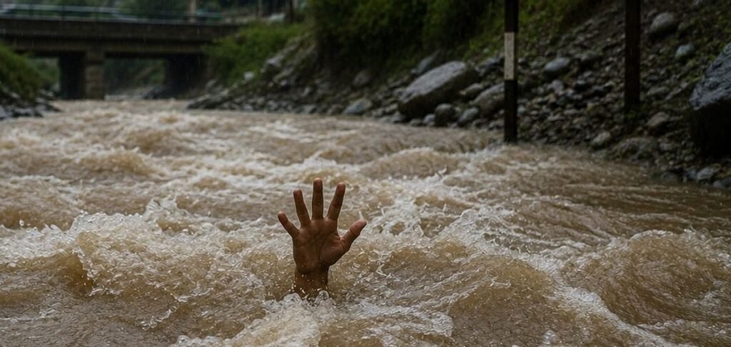 Srinagar Youth Drowns in Nallah Sindh, Search Operation Underway