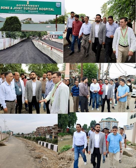 DC Sgr inspects newly developed alternate entry gate, additional parking space at B&J Hospital