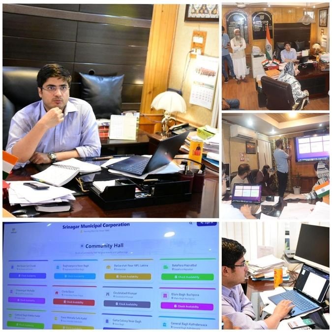 Commr. SMC launches online community hall booking portal