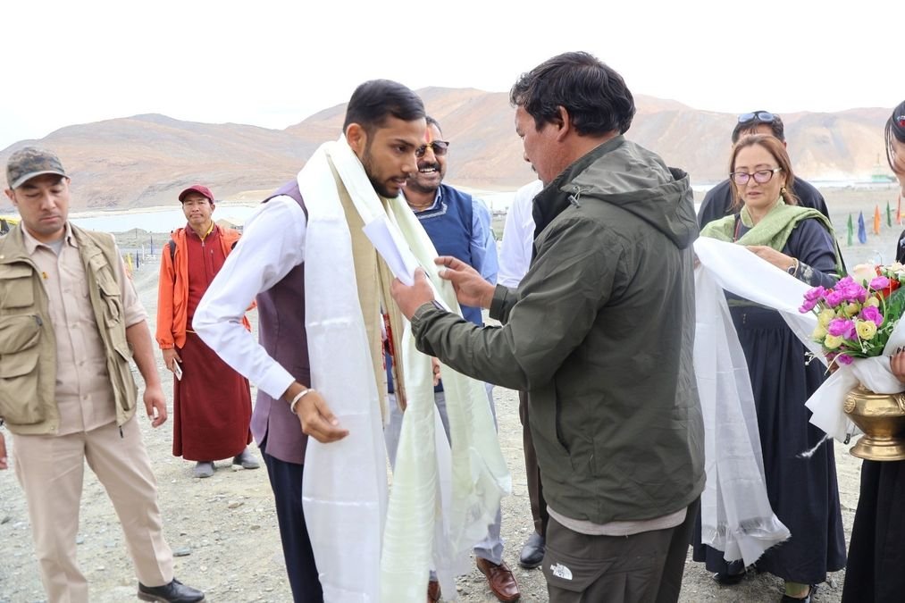 National Handloom Day celebrated with Tiranga Yatra at Lukung, Changthang