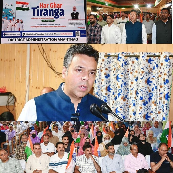 ‘Har Ghar Tiranga’ campaign begins in Anantnag