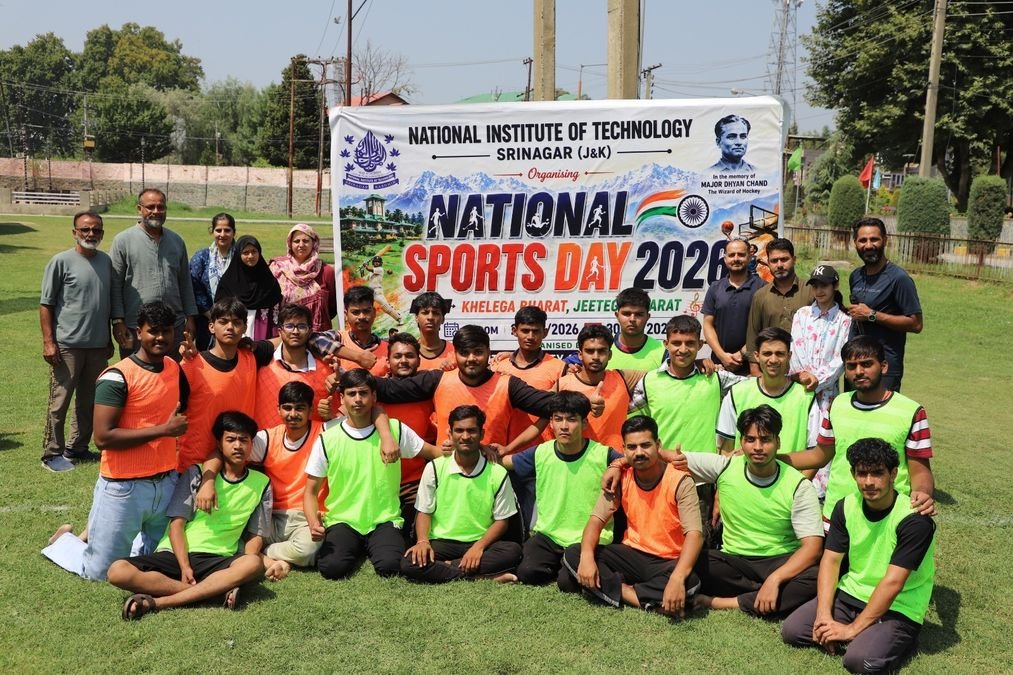 3-day National Sports Day 2026 celebrations begin at NIT Srinagar