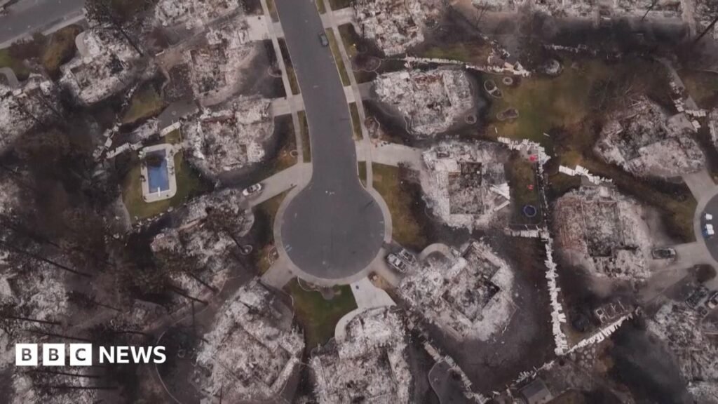 Drone captures devastating aftermath of Spokane wildfires