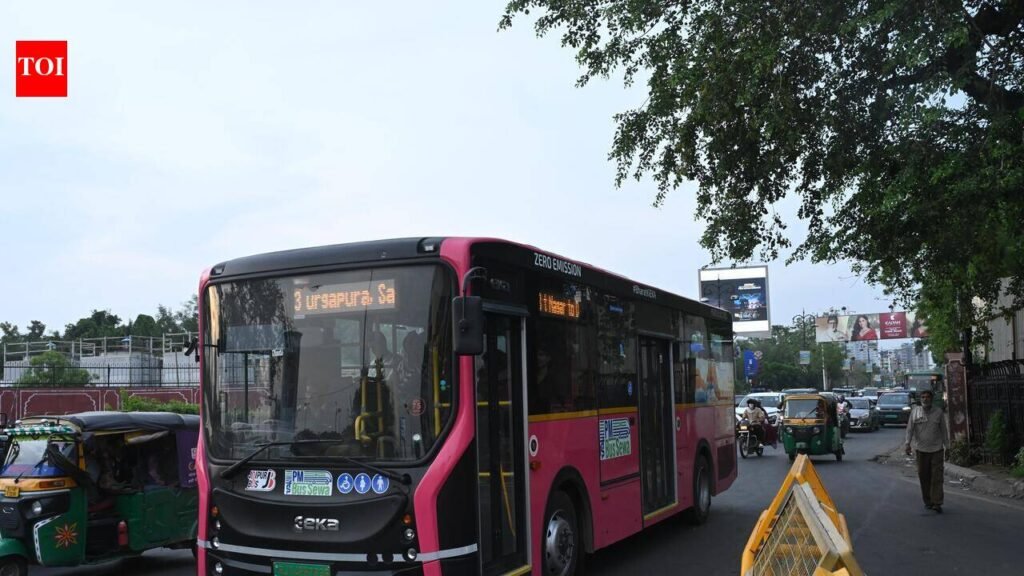 Jaipur’s e-bus rollout faces charging infrastructure challenge | Jaipur News