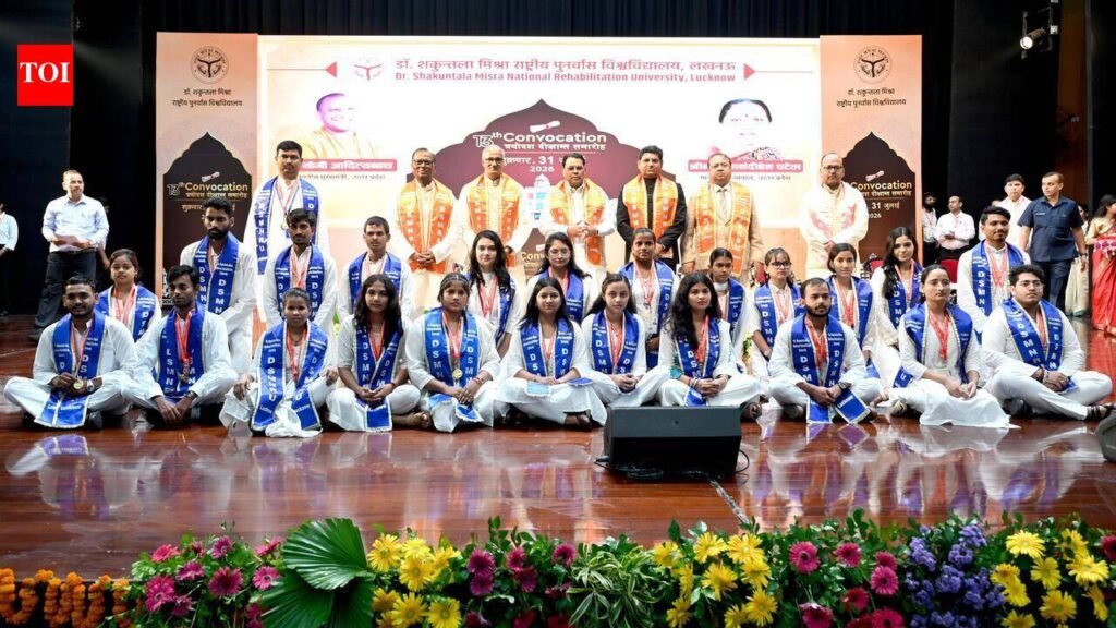 Students with disabilities, humble roots sweep top honours | Lucknow News
