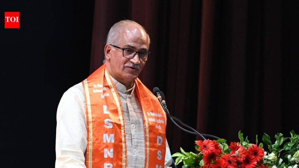 ‘DSMNRU’s inclusive education model unique, deserves special status’ | Lucknow News
