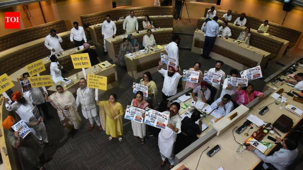 MC House erupts over free water, Lal Dora connections | Chandigarh News