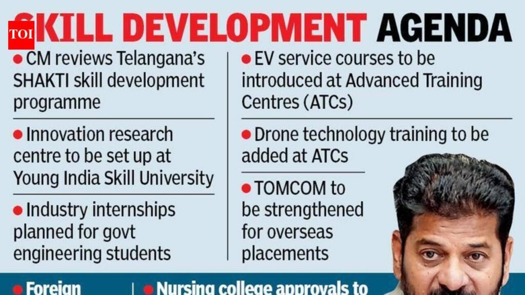 TOMCOM to lead overseas jobs drive for T youth: Revanth | Hyderabad News