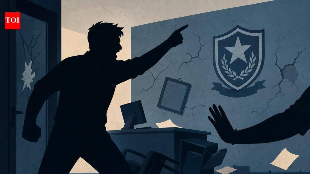 Man booked for creating ruckus, vandalising articles in Sahakarnagar police station | Pune News