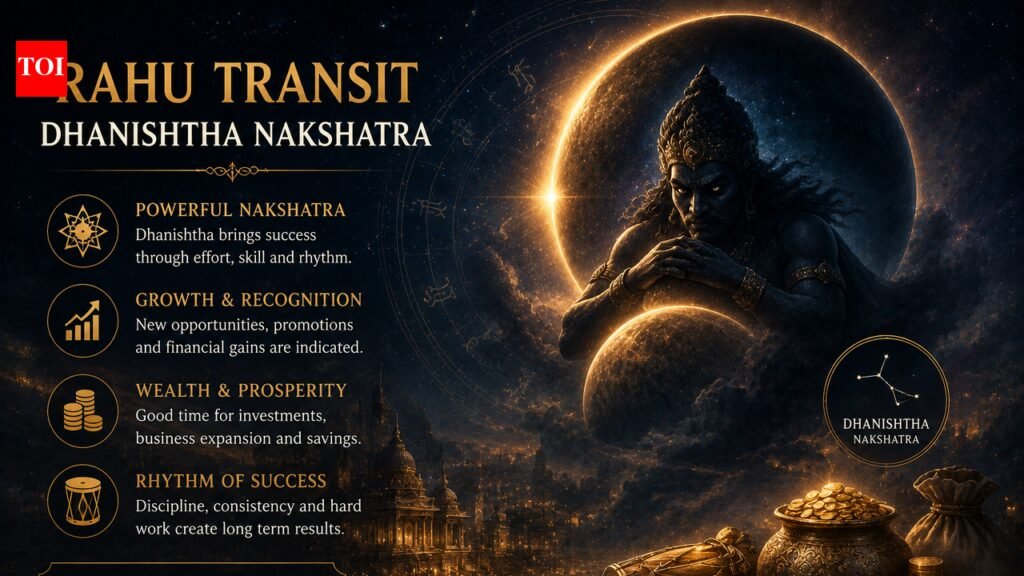 Rahu Transit Dhanishta Nakshatra 2026: 4 Zodiac Signs Enter a Powerful Phase