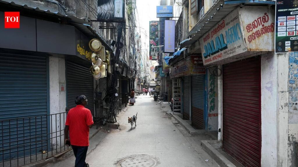 Bandh in Sowcarpet as traders protest GST inspection | Chennai News